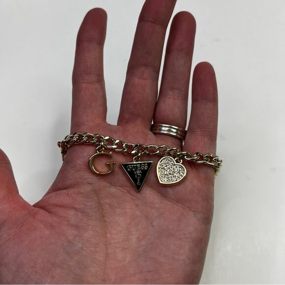 GUESS Naoko Charm Lace Up Court sneakers white - 8 - Picture 10 of 12